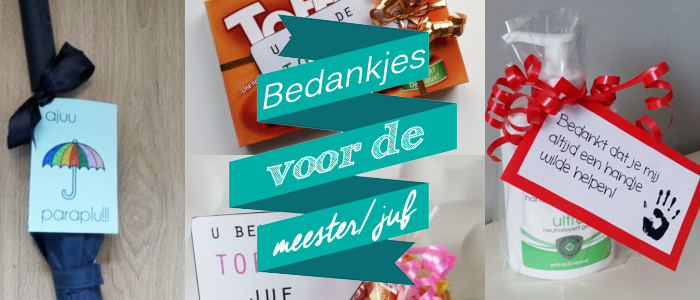 Uitgelezene Bedankjes voor de meester/juf – Smaak het zelf XW-64