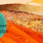 Recept: Zalmfilet met wortelsaus