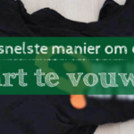 De snelste manier om een shirt te vouwen