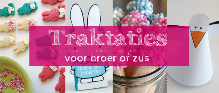 Fonkelnieuw Inspiratie: traktaties voor broer of zus (+ gratis printables AG-93