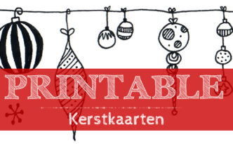 Onwijs Gratis printable: kerstkaarten – Smaak het zelf TD-43