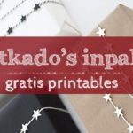 Kerstcadeau’s inpakken + gratis printables