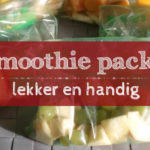 Handig: smoothie-packs