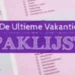 De Ultieme Vakantiepaklijst